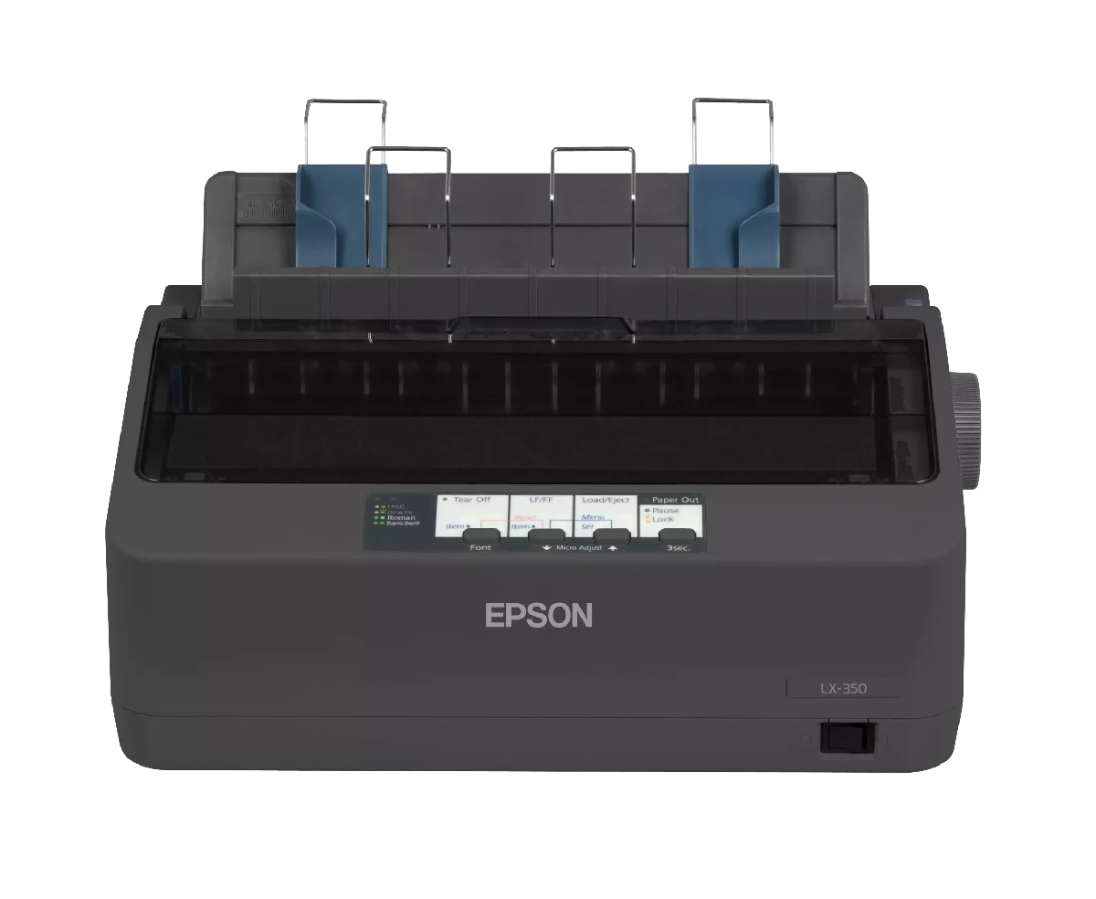 Epson LX-350 A4 Dot Matrix Printer – 9-Pin, 347 CPS, USB, Parallel