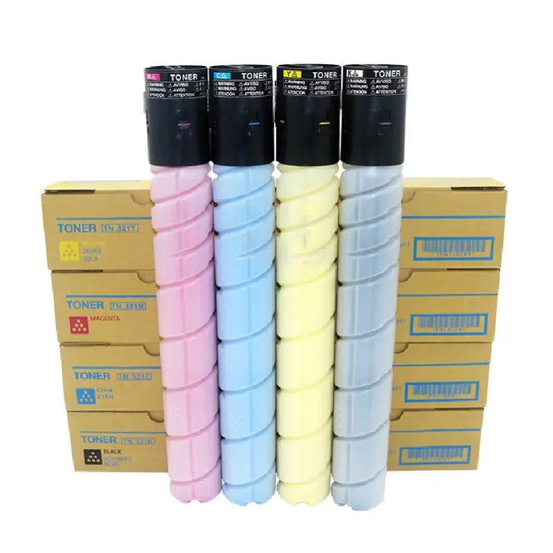 Konica Minolta TN-321 Toner Cartridge Set (CMYK)