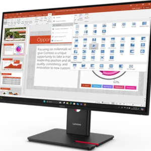 Lenovo ThinkVision T27-40 Monitor – 27 FHD IPS, 120Hz, HDMI + DP + VGA + USB-C
