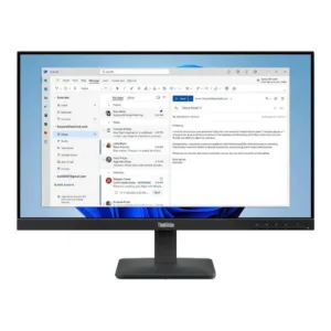 Lenovo ThinkVision S24-4e Monitor – 23.8" FHD IPS, 100Hz, HDMI + VGA, 3-Side Borderless, Anti-Glare, 3-Year Warranty
